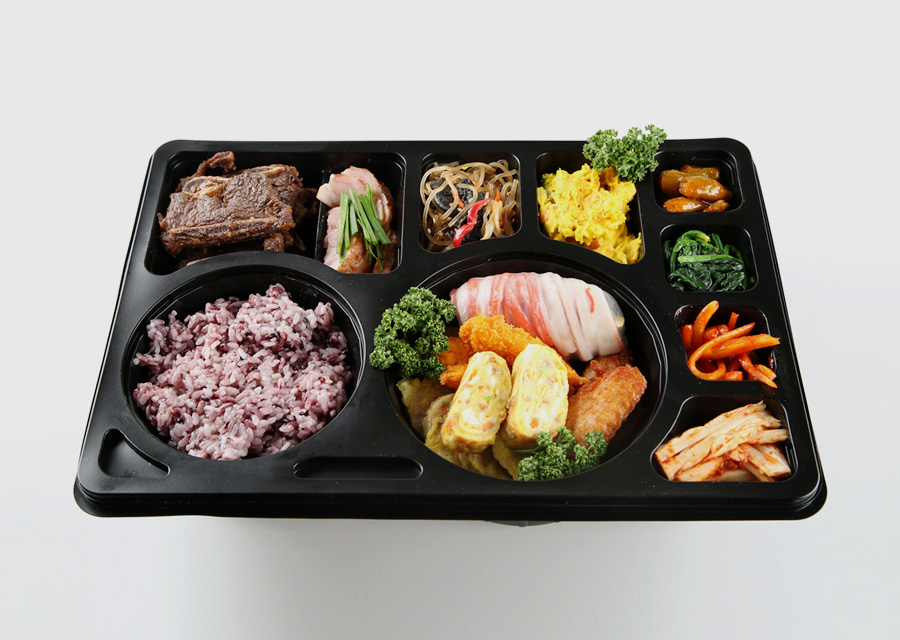 밥앤국 V1 대형 발열도시락 용기 세트